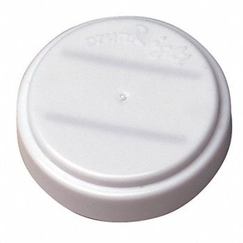 GRAINGER APPROVED Capseal White Round Steel Drums PK10, 21YK84
