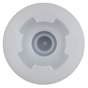 GRAINGER APPROVED Drum Plug White Polyethylene EPDM Rubber, 21YL20