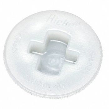 GRAINGER APPROVED Drum Plug Natural PE, 21YL21