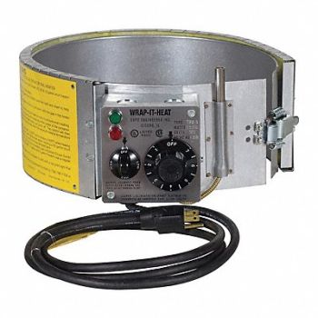 GRAINGER APPROVED Pail Heater 12.5 A 5 gal Steel, 21YL23