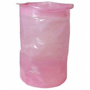 GRAINGER APPROVED Drum Liner Pink 55 gal LDPE, 21YL66