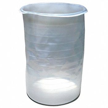 GRAINGER APPROVED Drum Liner Natural 55 gal LDPE, 21YL69