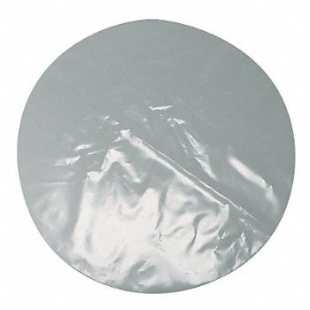 GRAINGER APPROVED Drum Cover Liner Clear 55 gal LDPE PK125, 21YL78
