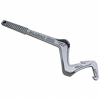 GRAINGER APPROVED Pail Lid Opener Silver Aluminum 21 In., 21YL95
