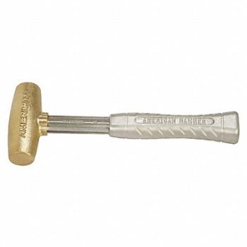 AMERICAN HAMMER Sledge Hammer 3 lb 12 In Aluminum, 21YT86