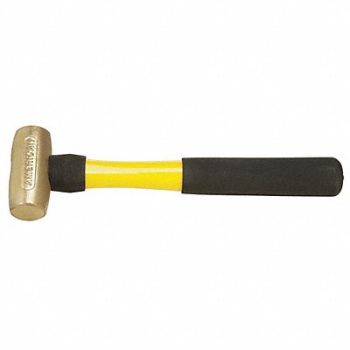 AMERICAN HAMMER Sledge Hammer 2 lb 12 In Fiberglass, 21YT91