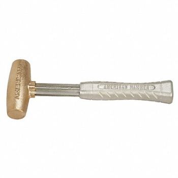 AMERICAN HAMMER Sledge Hammer 4 lb 12 In Aluminum, 21YU14