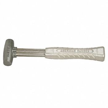AMERICAN HAMMER Sledge Hammer 1 lb 12 In Aluminum, 21YU72