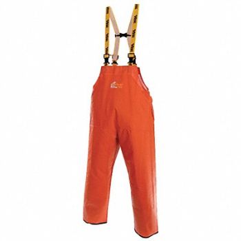 VIKING G5394 Rain Bib Overall Unrated Orange XL, 21Z050
