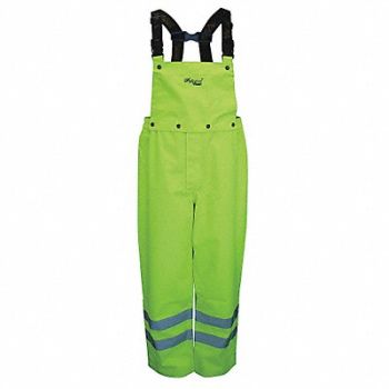 VIKING G5395 Rain Bib Overall Class E Yellw/Green XL, 21Z077