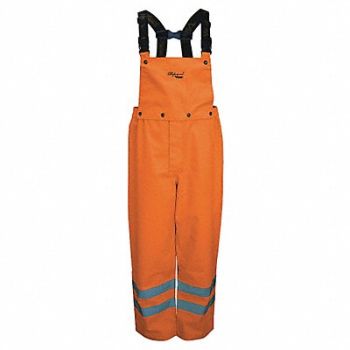 VIKING G5395 Rain Bib Overall Class E Orange XL, 21Z083