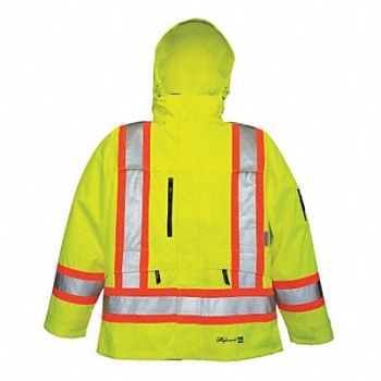 VIKING G5393 Rain Jacket Class 3 Green L, 21Z121