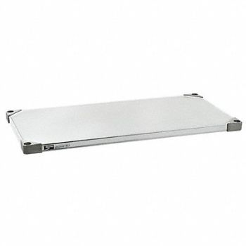 METRO Solid Shelf 24 inx1 1/2 inx60 in PK4, 21Z589