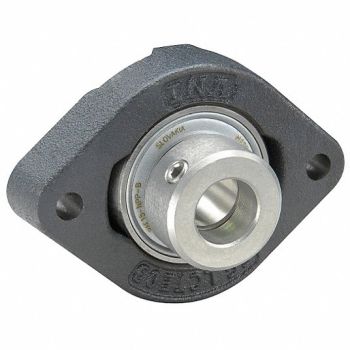 INA 2 Bolt Flange Brg Radial Ball 15mm Bore, 21ZF87