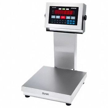 DORAN Checkweigher Scale SS Pltfrm 100 lb Cap, 15W669