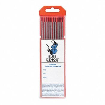 BLUE DEMON Thoriated Tungs Electrode 3/32x7 PK10, 232F90