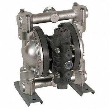 DAYTON DblDiaphPmp FNPT PTFE/SSteel 1/4in 32gpm, 22A605