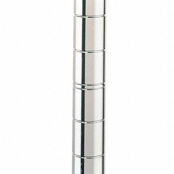 METRO Wire Shlf Pst 75 inx1 in Splt Slv PK2, 22A713