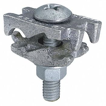 BURNDY Grounding Connector Copper Over L 1.95in, 22C005