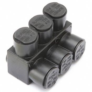 BURNDY InsulMultitapCon Unpltd 10 AWG 250 kcmil, 22C279