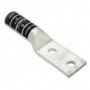 BURNDY TwoHoleLugCmprsnConn Long Black 24, 22C347