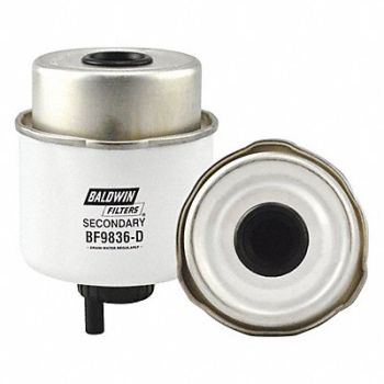 BALDWIN FILTERS Fuel Filter 4-17/32 x 3-7/8 x 5-4/9 In, 22D124