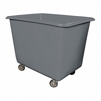 ROYAL BASKET TRUCKS Cube Truck HDPE Gray 24.8 cu ft., 22E946