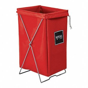 ROYAL BASKET TRUCKS Hamper Kit 30 gal Red, 22E967