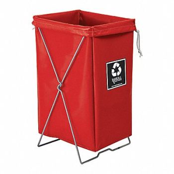ROYAL BASKET TRUCKS Enviro Hamper Kit 30 gal Red, 22E970