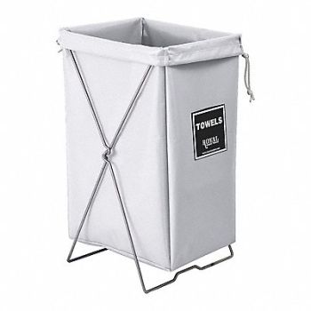 ROYAL BASKET TRUCKS Towel Hamper Kit 30 gal White, 22E975