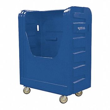 ROYAL BASKET TRUCKS Poly Bulk Truck 48 cu ft Blue, 22E976