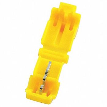 POWER FIRST InsulDsplConn Yellow T Tap Nyl PK50, 22EW67
