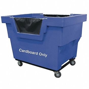 ROYAL BASKET TRUCKS Cube Truck HDPE Blue 23.6 cu ft., 22F134