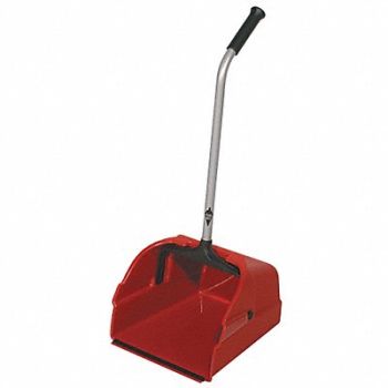 TOUGH GUY Long Handled Dust Pan Red, 22F181
