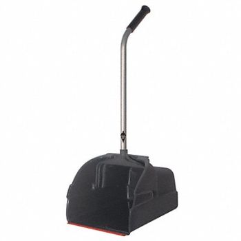 TOUGH GUY Long Handled Dust Pan Black, 22F182