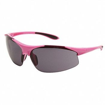 ERB SAFETY Safety Glasses Smoke, 22FF65