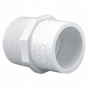 GRAINGER APPROVED Reducing Adapter 3/4 x 1/2 in PVC, 22FL26