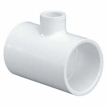 GRAINGER APPROVED Tee 1 1/2 x 3/4 x 1 1/2 in Schedule 40, 22FK74