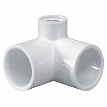 GRAINGER APPROVED Elbow 1 x 1/2 x 1/2 in Schedule 40, 22FL37