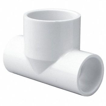GRAINGER APPROVED Reducing Tee 1 1/2 x 2 x 1 1/2 in Socket, 22FL48