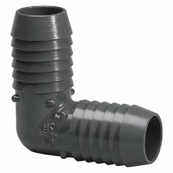 GRAINGER APPROVED Elbow 90 Degrees 3 in Insert Gray, 22FN70
