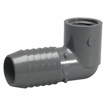 GRAINGER APPROVED Elbow 90 Degrees 2 in 200 PSI Gray, 22FN12