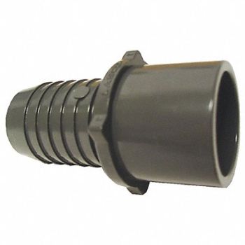 GRAINGER APPROVED Adapter 1 in Insert x Spigot Gray, 22FN87