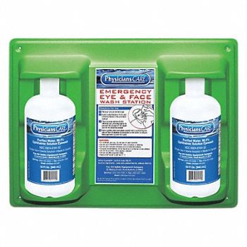 PHYSICIANSCARE Eye Wash Station 2-32 oz Bottles, 22FX25
