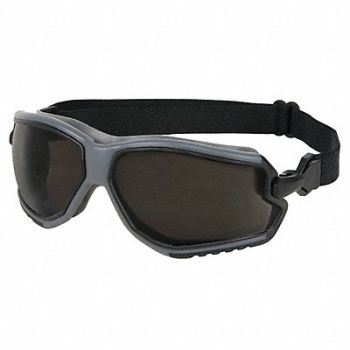 MCR SAFETY Safety Glasses Gray Scratch-Resistant, 22JJ27