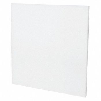GRAINGER APPROVED PlstcSheet PP 12 x48 0.0625 T Wht Opque, 22JL63