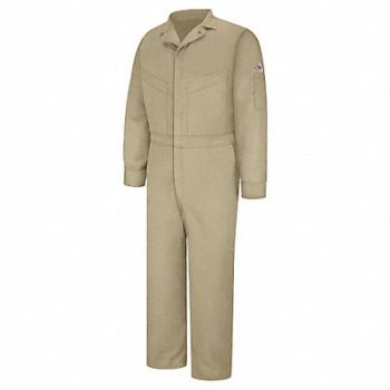 VF IMAGEWEAR G7298 Flame-Resistant Coverall Khaki 54, 22JV28