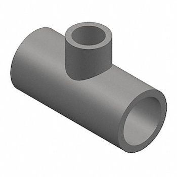 GRAINGER APPROVED Reducing Tee 8 x 6 x 8 in Schedule 80, 22JY37