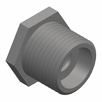 GRAINGER APPROVED Reducing Bushing 3/8 x 3/4 in MNPT CPVC, 22JZ62
