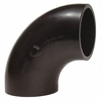GRAINGER APPROVED Elbow 6 In Polyethylene PK2, 22KA05